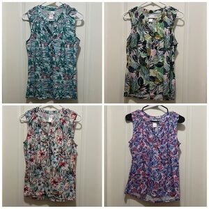 Stella Parker bundle fun Sleeveless Top prints S/M